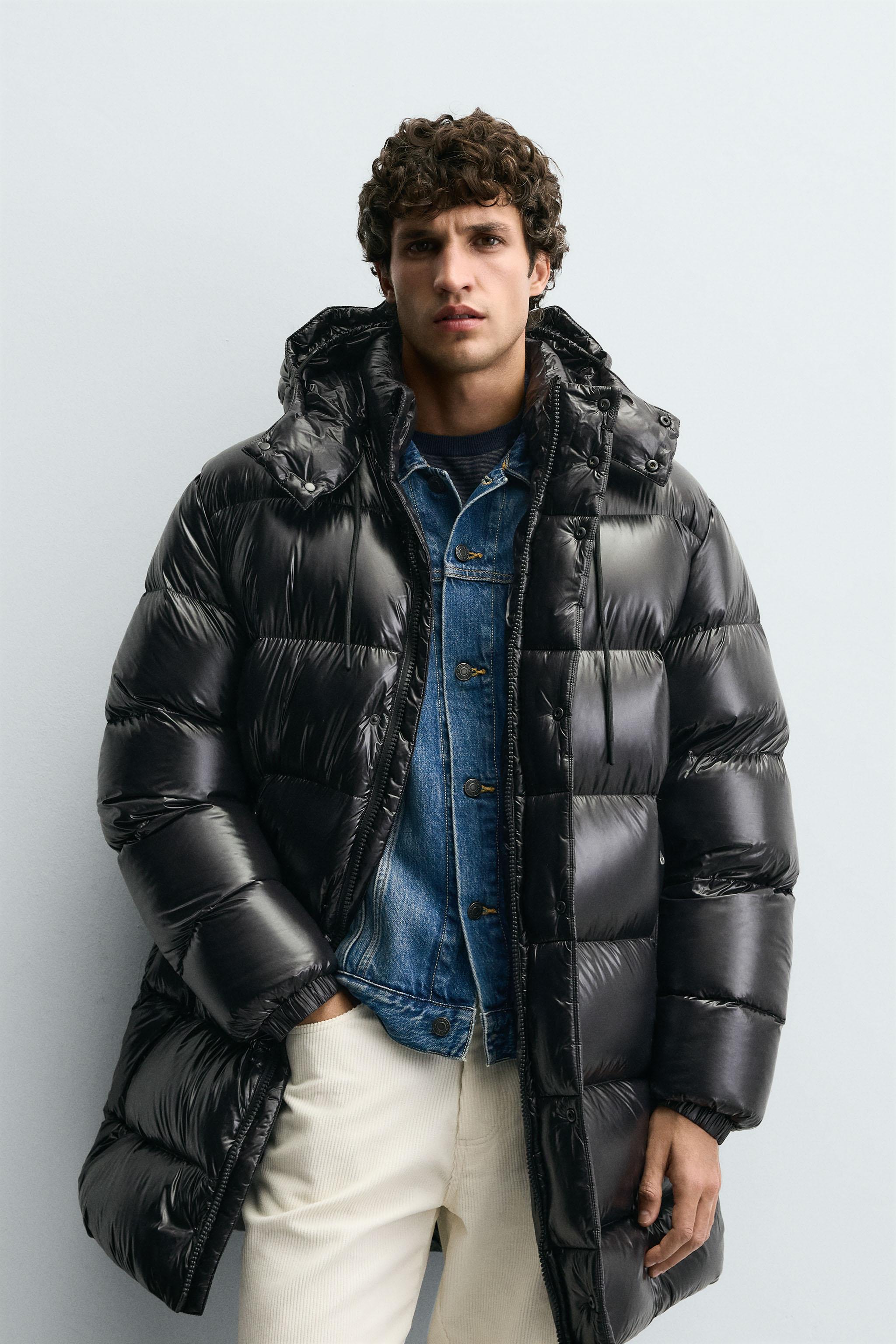 LONG 100% FEATHER PUFFER JACKET